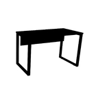 Mesa P/ Escritório 134x60 Pandin P25tub - Preto