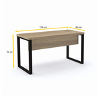 Mesa P/ Escritório 134x60 Pandin Pe40tub - Naturalle