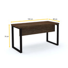 Mesa P/ Escritório 150x60 Pandin Pe40tub - Imbuia