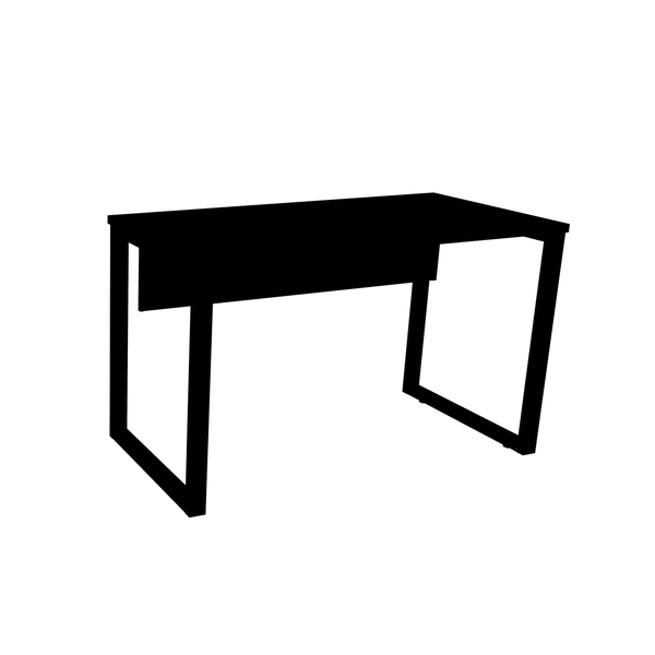 Mesa P/ Escritório 150x70 Pandin P25tub - Preto