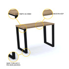 Mesa P/ Escritório 90x45 Pandin Pe40tub - Naturalle