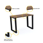 Mesa P/ Escritório 90x45 Pandin Pe40tub - Walnut