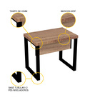 Mesa P/ Escritório 90x60 Pandin Pe40tub - Naturalle