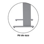 Mesa P/ Escritório 92x61 Pandin Maxxi - Cinza