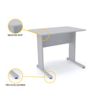 Mesa P/ Escritório 92x61 Pandin Maxxi - Cinza