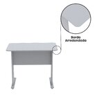 Mesa P/ Escritório 92x61 Pandin Maxxi - Cinza