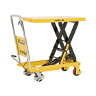 Mesa Pantográfica Hidráulica 500kg Aço Roda Maciça