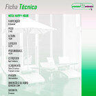 Mesa Para Área Externa Redonda Happy Hour De Aço E Fibra Sint