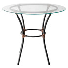 Mesa Para Área Externa Redonda Happy Hour De Aço E Fibra Sint