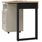 Mesa Para Computador 120cm 2 Gavetas Estilo Americano Desirée