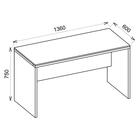 Mesa Para Computador 136cm Studio Caemmun