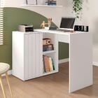 Mesa Para Computador 140cm Branco Tech Caemmun