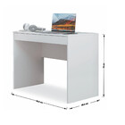 Mesa Para Computador 1 Gaveta 84,5cm Bari Móveis Sul