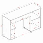 Mesa Para Computador 1 Porta 1 Gaveta C/ Suporte De Cpu Lara