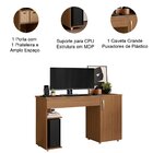 Mesa Para Computador 1 Porta 1 Gaveta C/ Suporte De Cpu Lara