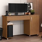 Mesa Para Computador 1 Porta 1 Gaveta C/ Suporte De Cpu Lara