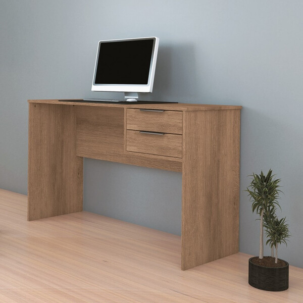 Mesa Para Computador 2 Gavetas 122cm Turin Móveis Sul
