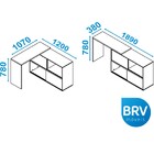 Mesa Para Computador 2 Portas Branco - Pnr Móveis