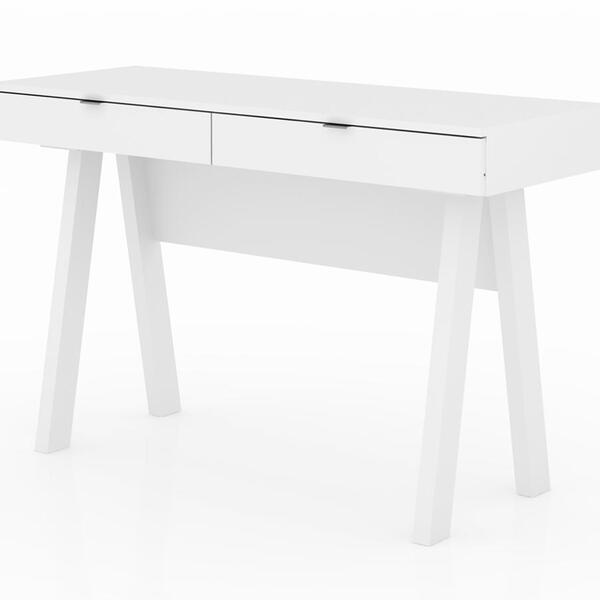 Mesa Para Computador / Escritorio Me4128 Branco Tecno Mobili