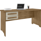 Mesa Para Computador Cannes 1.6 Cinamomo/off White - Rv Móveis