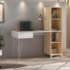 Mesa Para Computador Com 1 Gaveta Chipre Terrazza Carvalho