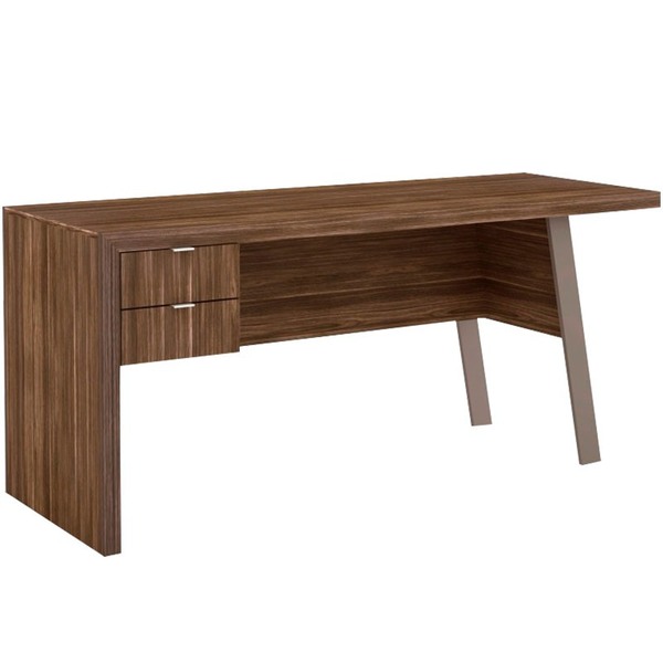 Mesa Para Computador Com 2 Gavetas Me4122 - Tecno Mobili - No