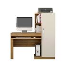 Mesa Para Computador Com Armário 1 Porta 1 Gaveta Office Vald