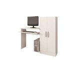 Mesa Para Computador Com Armário Irlanda 2 Portas 121cm Branc