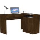 Mesa Para Computador Com Armário Portugal - Politorno - Imbuia