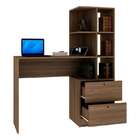 Mesa Para Computador Com Estante Bc 72 Office – Brv Móveis -