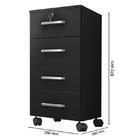 Mesa Para Computador Com Gaveta E Gaveteiro Gávea Com Chave 4