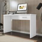 Mesa Para Computador Com Gaveta Jacote Branco