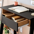 Mesa Para Computador Com Gavetas Mandy Preto Noce