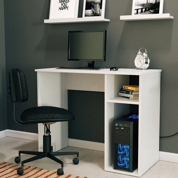 Mesa Para Computador Cube Office Multivisão Branca