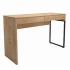 Mesa Para Computador Desk Com 2 Gavetas 120cm Natural - D'ros
