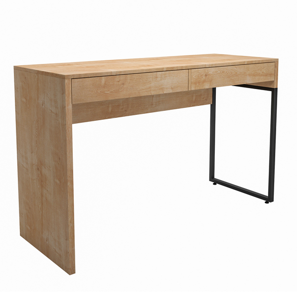 Mesa Para Computador Desk Com 2 Gavetas 120cm Natural - D'ros