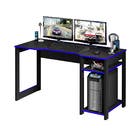 Mesa para Computador Desk Gamer Preta e Azul Tecno Mobili
