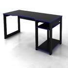 Mesa para Computador Desk Gamer Preta e Azul Tecno Mobili