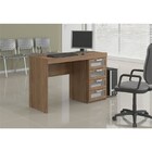 Mesa Para Computador E Notebook Com 4 Gavetas Com Vidro Casta