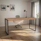 Mesa Para Computador Escritório Pé De Ferro Diretor 120cm  -