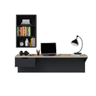 Mesa Para Computador Escrivaninha 01 Gaveta Tech Preto Fosco