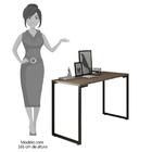 Mesa Para Computador Escrivaninha 120cm Castanho Mpozenato