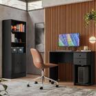 Mesa Para Computador Escrivaninha 4115 Com 2 Gavetas