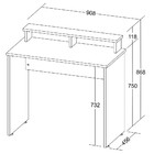 Mesa Para Computador Escrivaninha Anny Freijó - Artany