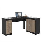 Mesa Para Computador Escrivaninha De Canto Espanha Preto/cast