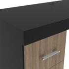 Mesa Para Computador Escrivaninha De Canto Espanha Preto/cast