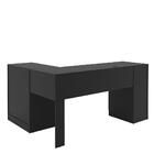 Mesa Para Computador Escrivaninha De Canto Espanha Preto/cast