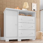 Mesa Para Computador Escrivaninha De Estudos 3 Prateleiras Br