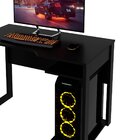 Mesa Para Computador Escrivaninha Gamer  Preto