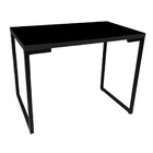 Mesa Para Computador Escrivaninha Industrial Porto 90cm Preto